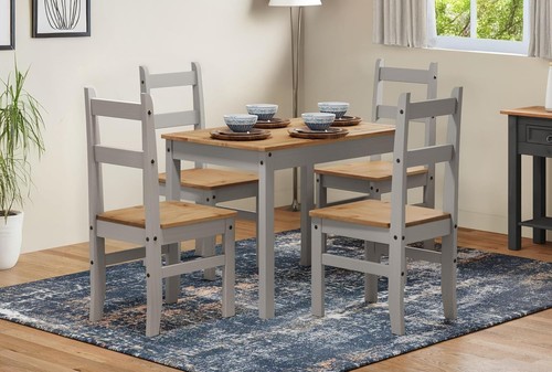Dining table set with chairs - dining, 4