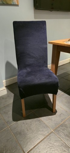 Solid oak dining chairs - 8,