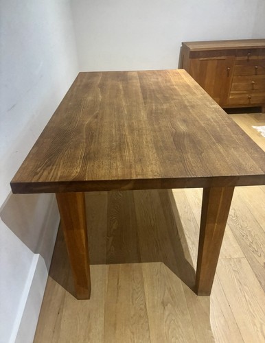 Natural oak dining table 6 - dining, (6