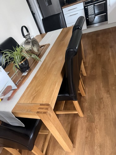 Solid oak seater chairs - solid,